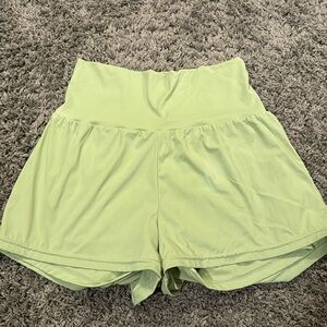 Halara Light Green Active Shorts